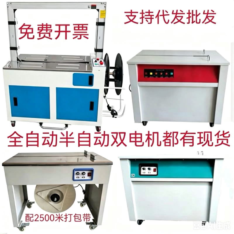 Packaging Machine, Fully Automatic Packaging Machine, Electric Automatic Carton Sealing Machine, Hot-Melt Carton Bundling Machine, Semi-Automatic for Express Delivery and E-Commerce