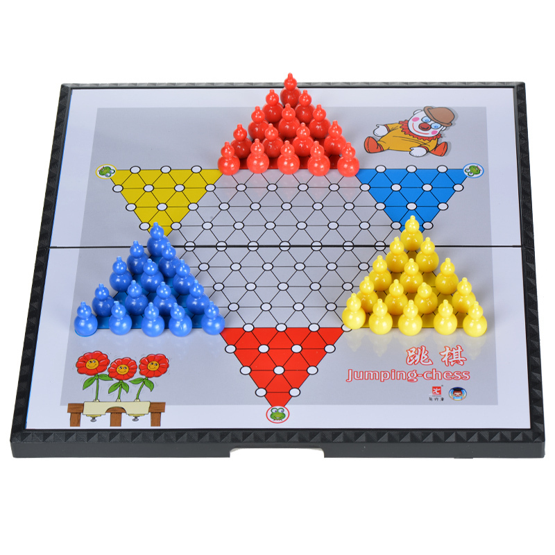 Children's magnetic checkers Large, medium and small checkers Folding chessboard Adult primary school students parent-child puzzle chess checkers