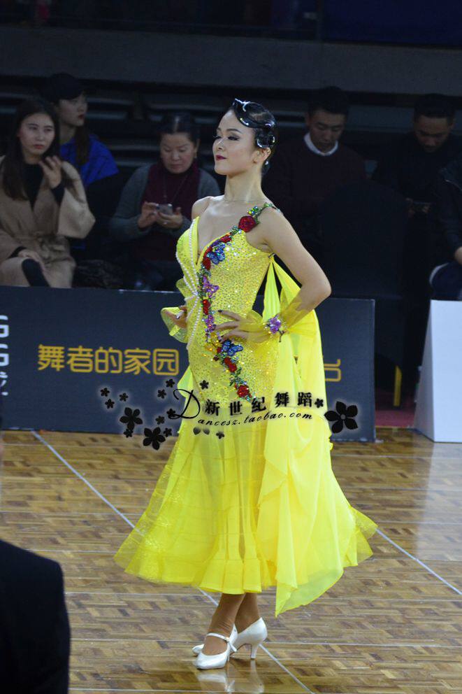 New Century Dance Suit New Ballroom Dancing Big Swing Dress Morden Dance Dress dress for waltz tango competition performance-Taobao