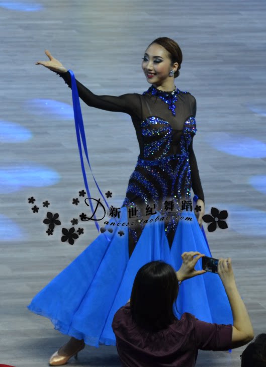 New Century Morden Dance Costume Women Adults New Suit Morden Dress Custom Morden Dance Big Swing Dress Waltz-Taobao