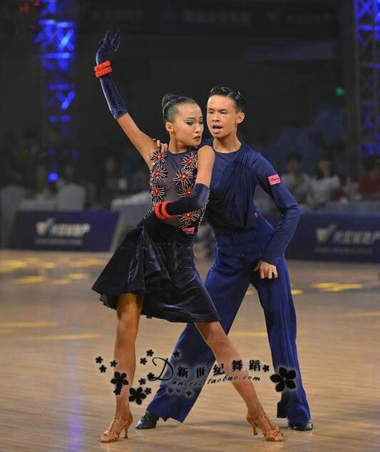 2016 New Century Latin Dance Performance Dress Competition Dress Latin Men's Dress Latin Performance Dress