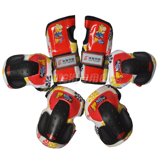 New Iron Cavalry Regiment protective gear (sweat-absorbing and sweat-conducting multi-functional protective gear) roller skate protective gear red