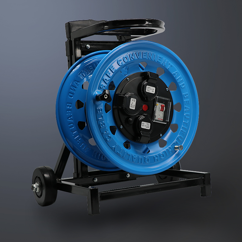Metal iron portable hand pulling cart style cable disc winding disc cable disc cable disc moving wire wound disc
