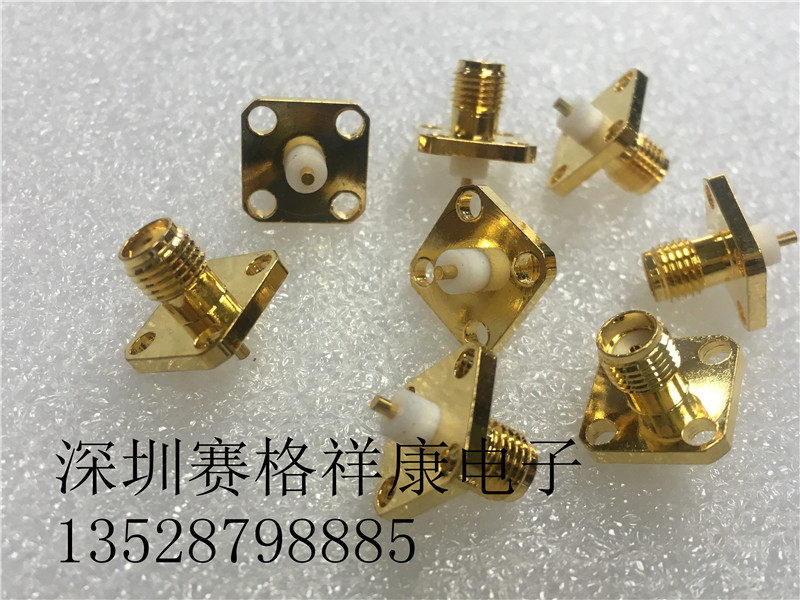 SMA Connector SMA-KFD3 SMA-KFD5 4 6 8 9 12 15 Four-hole flange fixed 50 Euro