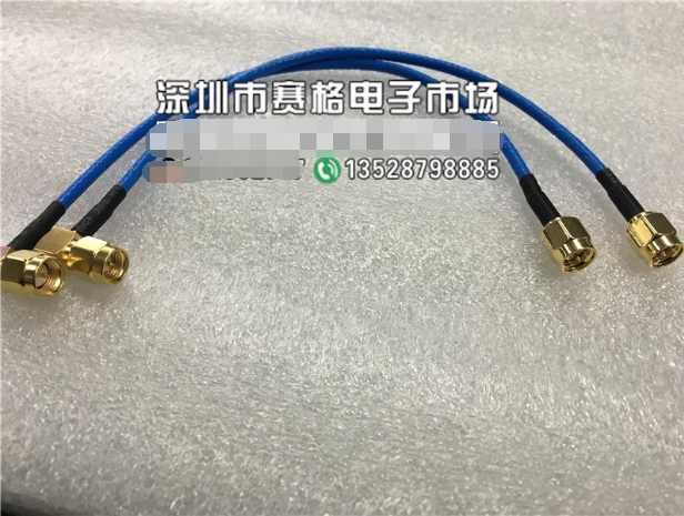 Premium Radio Frequency SMA Signal Line HF SMA-JJW coaxial 50 Ohm AP jumper SMA Double male bend to straight head