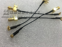 SMA-KWE MMCX-JW of SMA female bending Socket welding plate horizontal joint turning MMCX male elbow test line