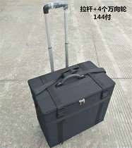 Fashion Black Oxford Cloth Sun Glasses Pull Rod Case Glasses Suitcase Ornament Containing Display Case 144 Pay