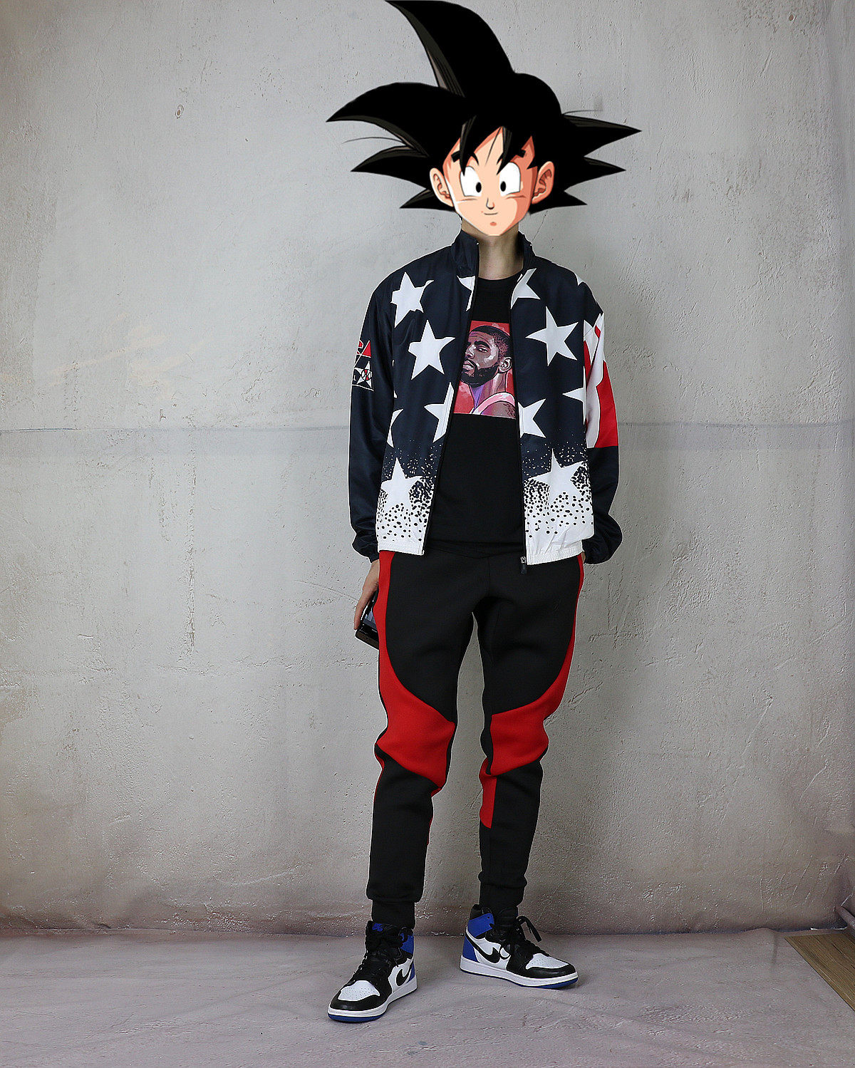 Mùa xuân và mùa thu Áo khoác thể thao mỏng Áo len giản dị Hoa Kỳ Retro American Dream Team Quần áo Áo cờ Mỹ - Áo khoác thể thao / áo khoác áo khoác the thao nam adidas