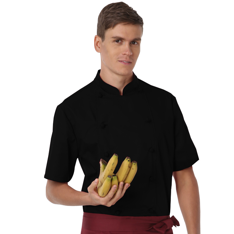 Sleeves Workwear ngắn Cahill Summer Khách sạn New Chef của nam và nữ Workwear Half-Sleeve Trung Quốc Handmade Buckle