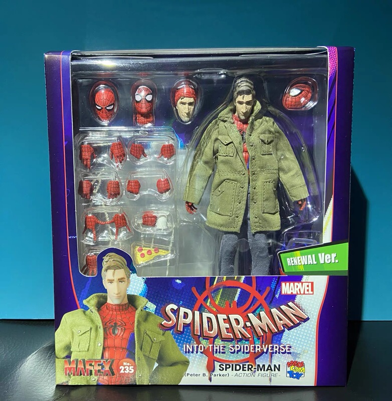 Sf Express In-Stock Mafex235 Spider-Man: into the Spider-Verse Peter B. Parker Reissue Medea Parker