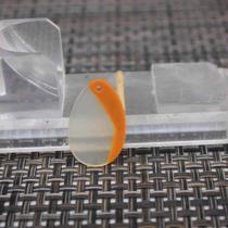 Yunnan Natural Yellow Dragon Jade Grass Flower Pattern Pendant Handlebars