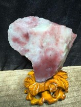 Guilin Longsheng natural jade Guilin chicken blood jade hand toy pieces ornamental carving materials plain material weighing 3 pounds