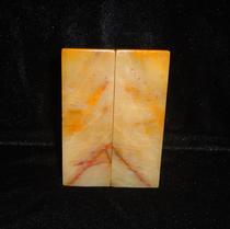 Guilin Longsheng Natural Jade Guilin Chicken Blood Jade Double Chapter Boutique 2 8*2 8*8 3CM