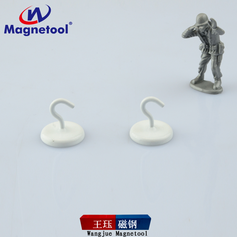 White magnetic hook Magnet hook Refrigerator magnetic hook Incognito hook hook Wall hanging kitchen hook