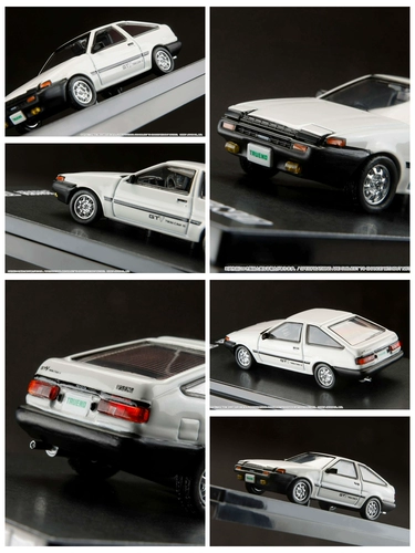 Новый продукт 1/644HOBBYJAPAN сплав -модель модель модели Toyota AE86GTV поставляется с двигателем