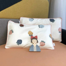 Childrens pillowcase cotton cartoon long staple cotton cotton cotton dinosaur latex memory 40 × 60 boy 35 × 55 non-fluorescent