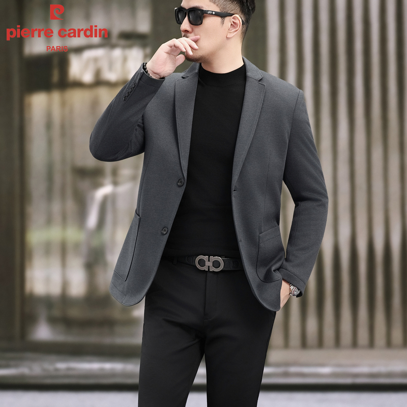 Pierre Cardin Men's Casual Suit 2026 Autumn and Winter New Wool Business Casual Blazer Jacket Pierre Cardin Men's Casual Suit 2026 Autumn and Winter New Wool Business Casual Blazer Jacket