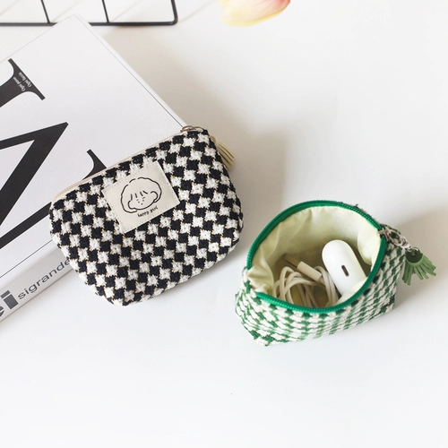 Зимний кошелек, маленькая портативная сумка через плечо, милая сумка-органайзер, в корейском стиле