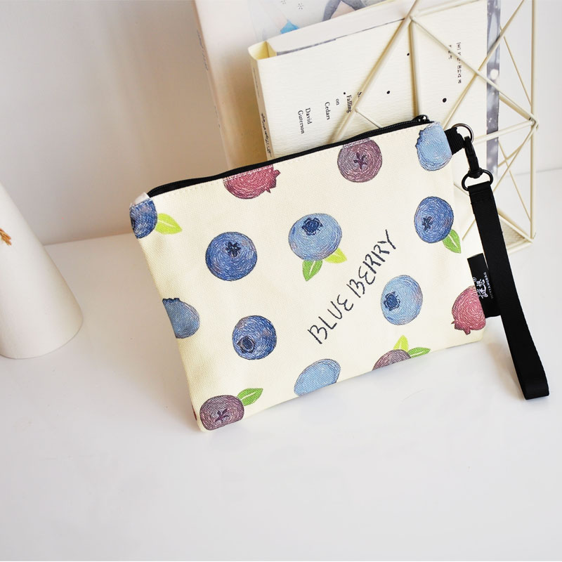 Portable Small Purse Female Coin Purse Mobile Phone Bag Ladies Mini Coin Pouch Zipper Fruit Bag Cute Small Cloth Bag