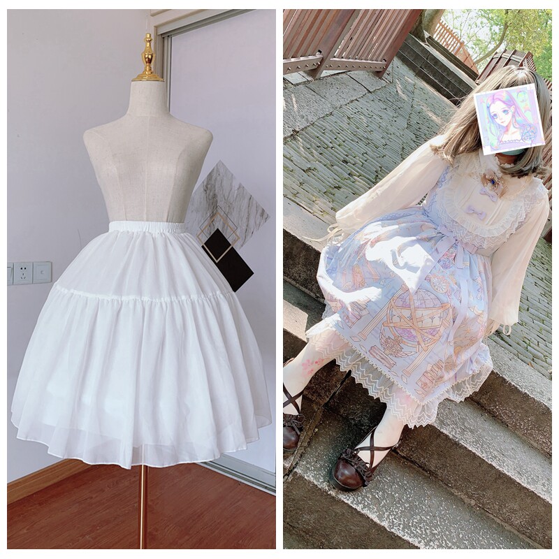 Roletta violence Carmen fish bony brace Lolita adjustable daily brace with long version of hip down raw wind lining dress