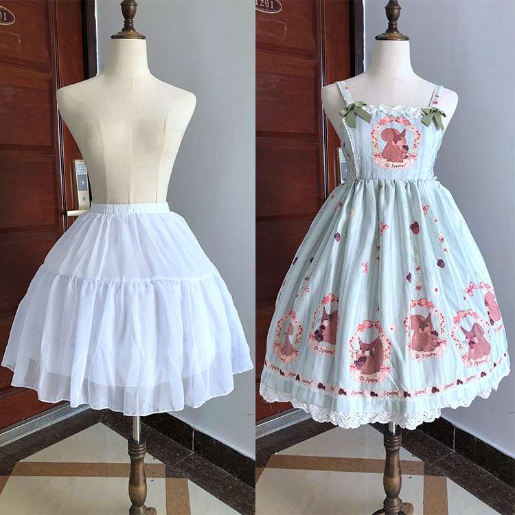 Skirt Support Lolita Roletta Fish Bone Brace Jsk Daily Snow Yarn Adjustable carmen Violence Angel shank lining dress