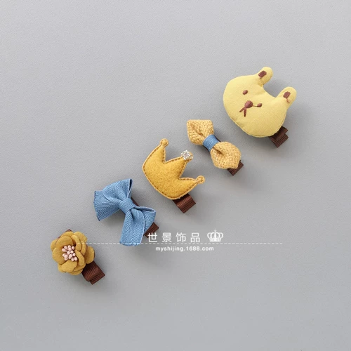 Заколка для волос, аксессуар для волос с бантиком, шпильки для волос