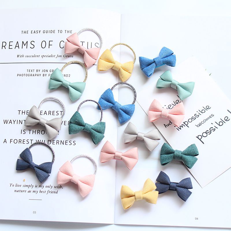 Dog Hairpin Rubber Band Pet Headdress Teddy Bear Cat Bowknot Hair Accessories Hairpin Hair Circle Head Flower Ornament