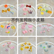 Pet beauty leather gluten 5 pieces of thumb small hair ring Teidiza hair hair Circle Yorkshire rubber band suit