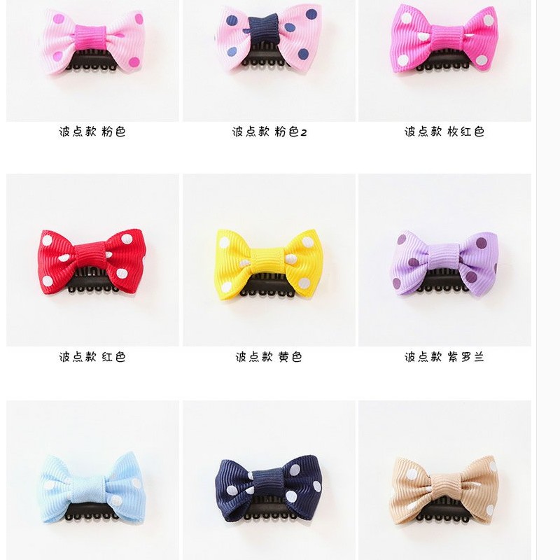 Dog BB Clip Cute Broken Flowers Teddy Jewelry Hairpin Yorkshire Cat Xi Shi VIP Head Flower Clip