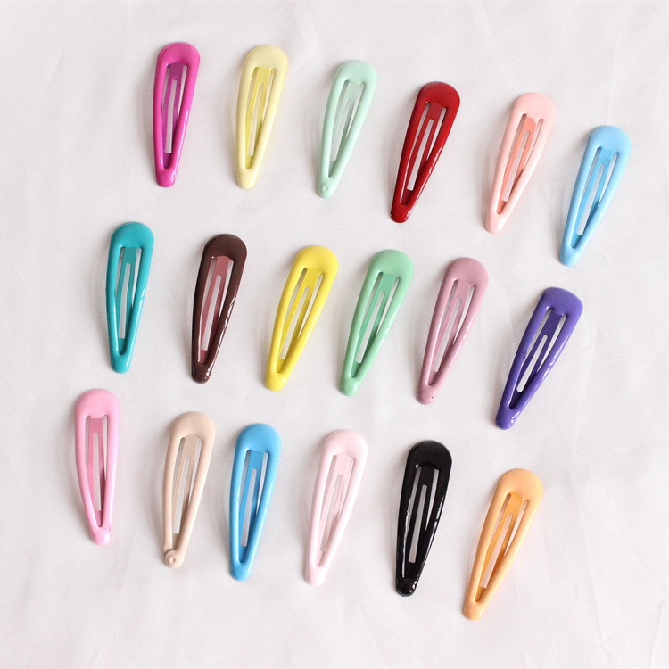 New Korean Pet Headwear Teddy VIP Cute Drop Shaped Candy Color BB Clip Yorkshire Hair Clip Jewelry