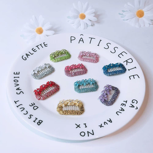 Pet Shiny Hair Clip Dog маленькая свежая карточная расческа из катушки, Chip Knight Malzis Broken Hair Clip BB Clip