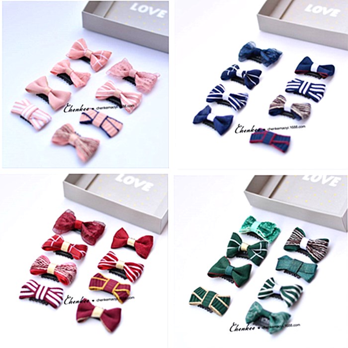 Pet dog headdress hair clip Teddy cat jewelry puppy broken hair hair clip head flower Pomeranian bow hair ornament