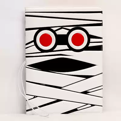Cartoon mummy fashion creative passport holder card cover Passbook ID protection cover Travel abroad boarding passport cover