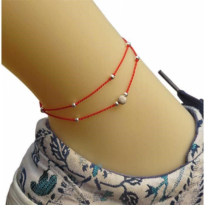 Bracelet de cheville      en Zircon naturel - Ref 3103117 Image 1