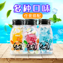 6 bottles of Lin Zhenhe vitamin C refreshing lozenges fresh and refreshing fruity mint date kissing sugar portable candy snacks
