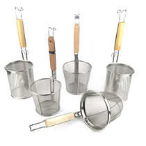 Rice noodle fences stainless steel colander filter spicy hot noodle spoon