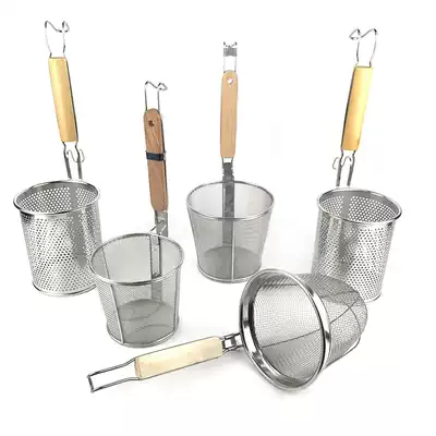 The nanowire powder hedge stainless steel colander filter spicy noodles spoon large colander zhao li cooking lou wang hot cai lou
