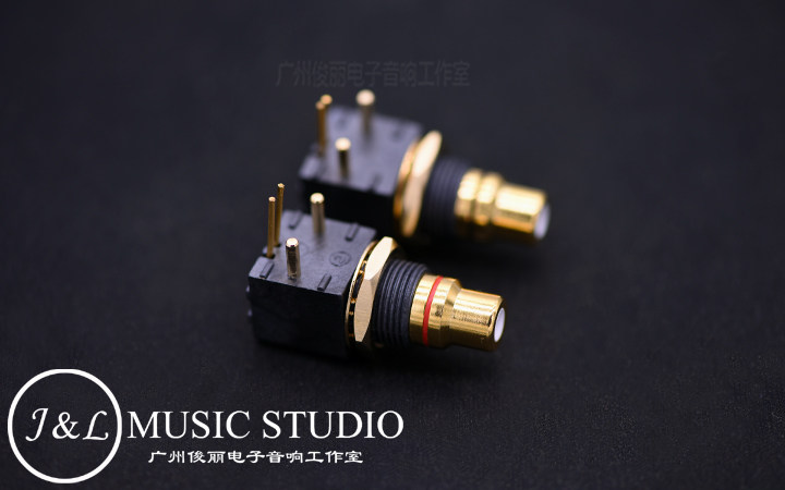 Original Imported Plugboard type lotus seat PCB RCA gilded socket Good welding insert