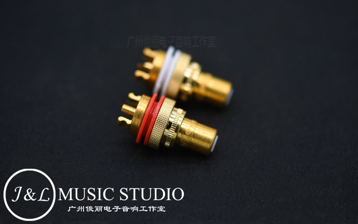 American original CMC 805-2 5 oxygen-free copper gold-plated RCA lotus seat signal socket