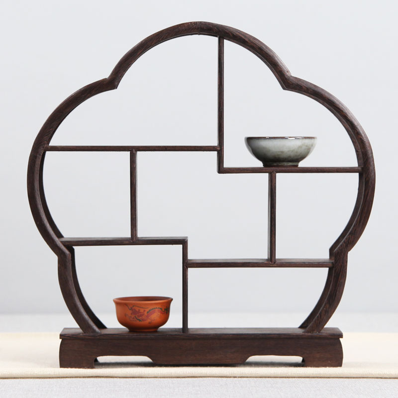 Mahogany Bogu rack decoration home accessories wine cabinet decoration indoor living room decoration room handicraft decoration