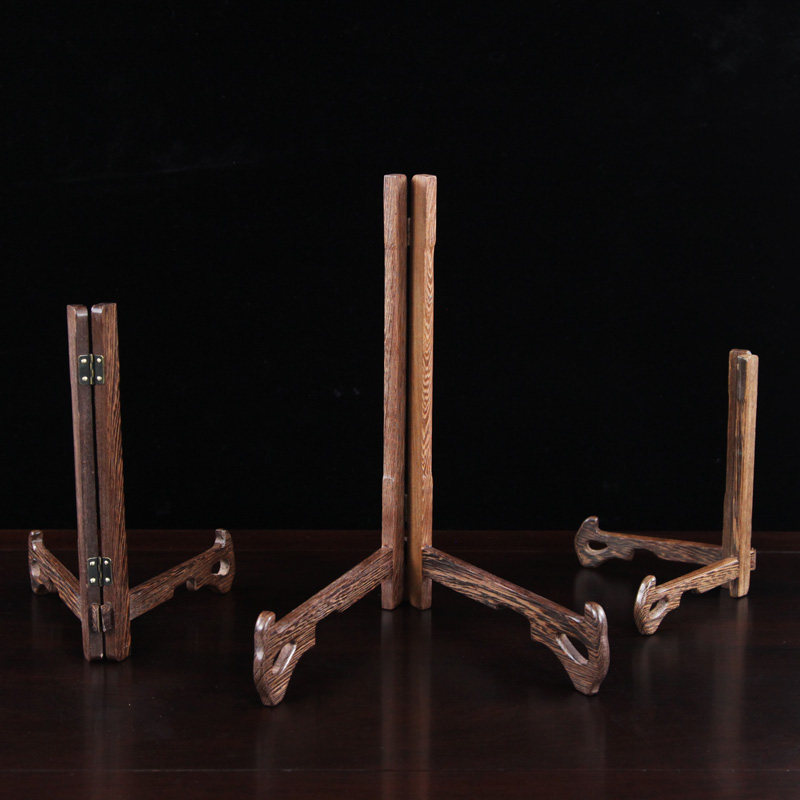 Chicken Wings Wood Pu-erh Tea Cake Rack Tea Shelf Tea Set Accessories Red Wood Basin Rack Nursery Rack Bracket