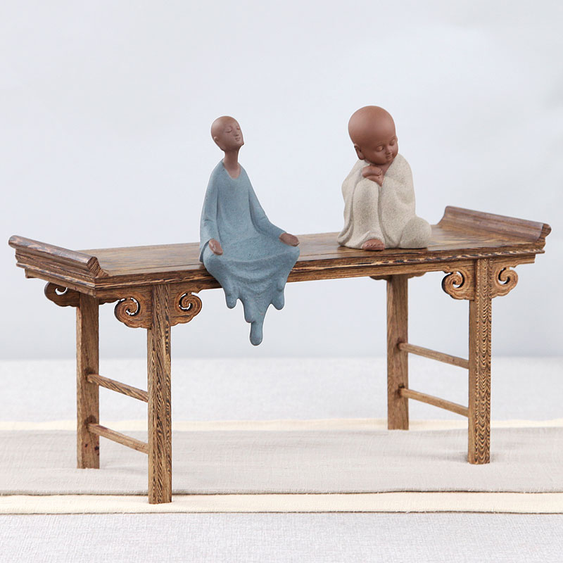 Mahogany bogu frame small strip case chicken wing wood small offering table warped head table antique Chinese incense case Buddha table decoration base