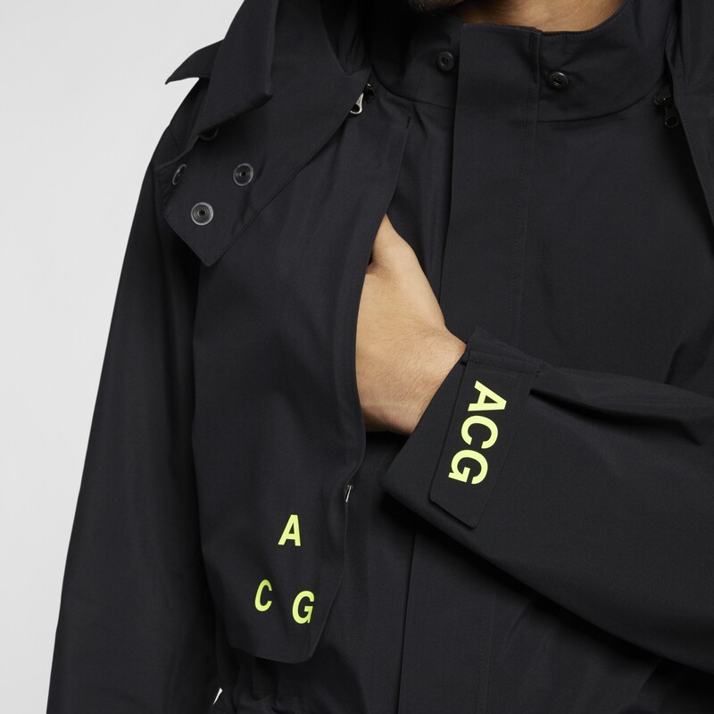 Nikelab Acg Gore-Tex Coat Long Windproof and Rainproof Functional Multi-Pocket Jacket Aq3516 Nikelab Acg Gore-Tex Coat Long Windproof and Rainproof Functional Multi-Pocket Jacket Aq3516