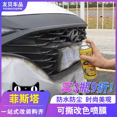 Suitable for Hyundai Festa 10th generation Sonata car wheel hub painting mid-net color change film Painting tank tearable film