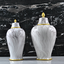 Marble pattern general cans ornaments home accessories living room TV cabinet decorations wine cabinet desktop home good things