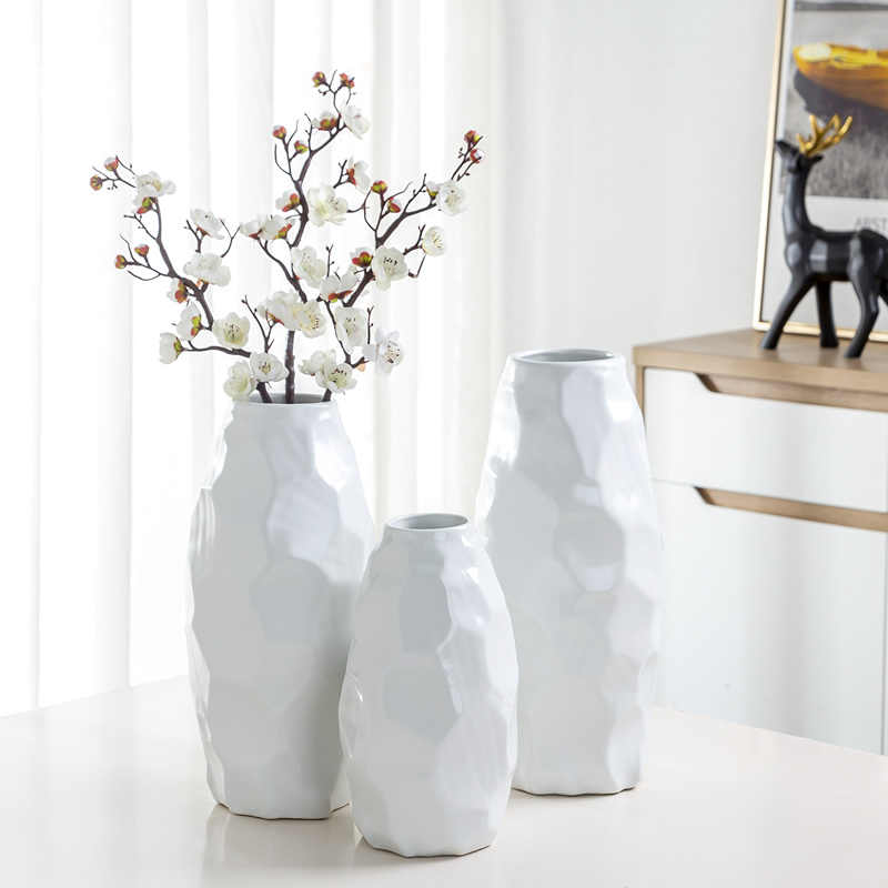 Jingdezhen ceramic vase furnishing articles Nordic dry flower flower arranging modern creative contracted sitting room table decoration decoration