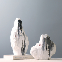 Heshanzhishi ceramic ornaments modern minimalist light luxury creative home wine cabinet porch model room living room decorations