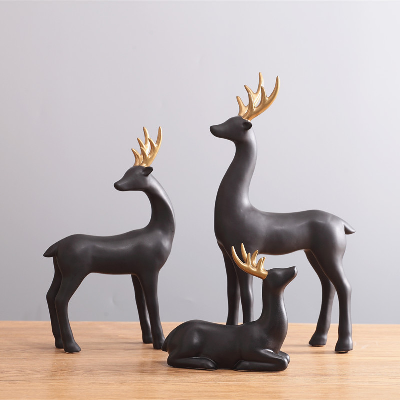Elk ceramic furnishing articles artical country sitting room porch TV ark, home decoration wedding gift