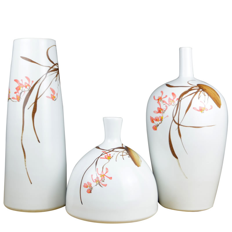 Jingdezhen ceramics hand - made modern new Chinese vase flower arrangement sitting room home furnishing articles on your table