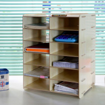 12 grid A5 accounting special electronic face bill receipt multi-Grid document rack bank document voucher classification rack